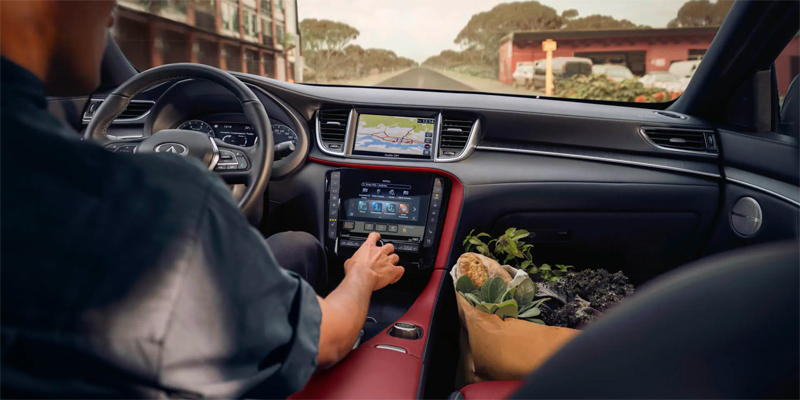 Interior View of 2025 Infiniti XQ55