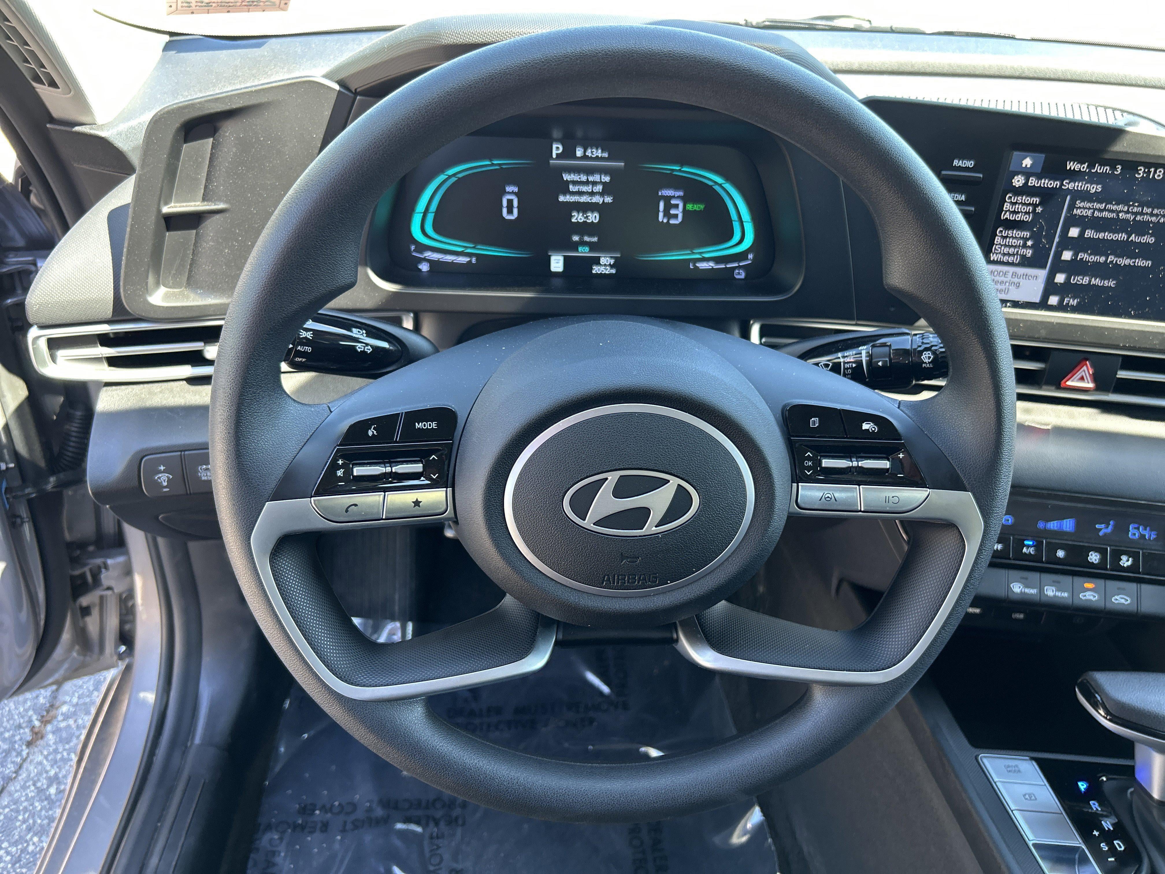 2026 Hyundai Elantra Hybrid Blue