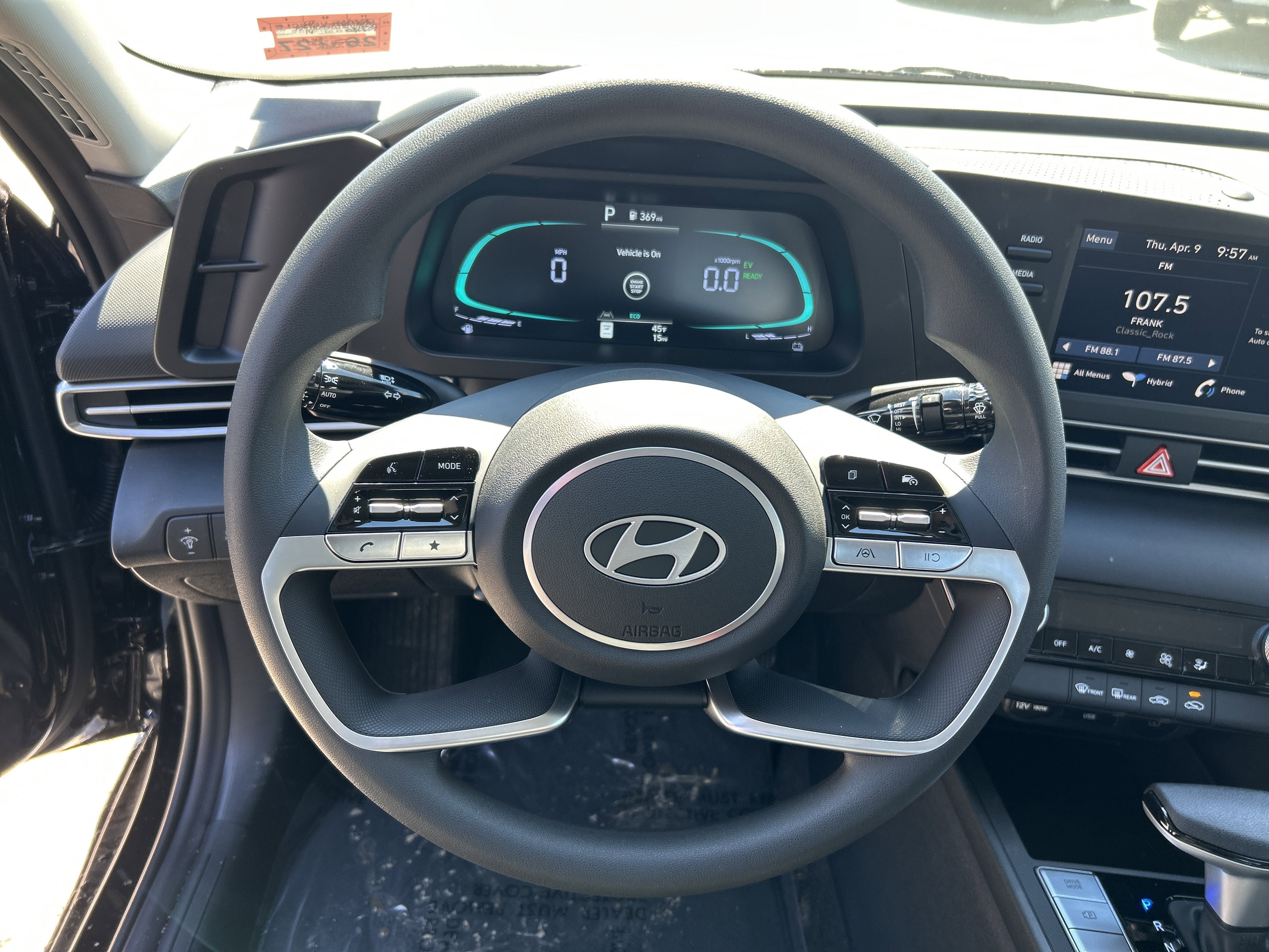 2026 Hyundai Elantra Hybrid Blue