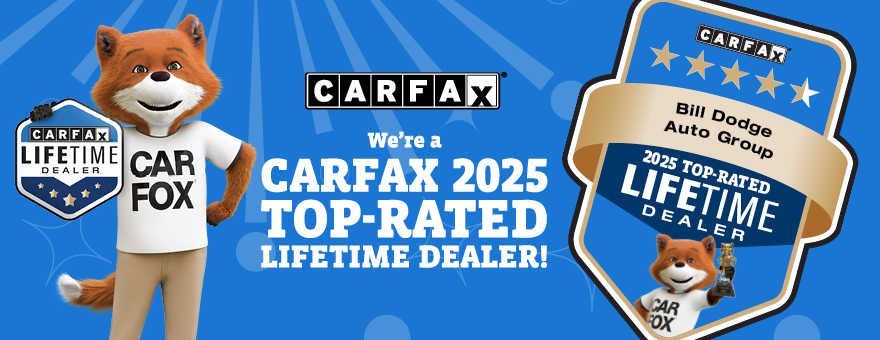 Carfax 2025 Top-Rated LIFETIME Dealer!
