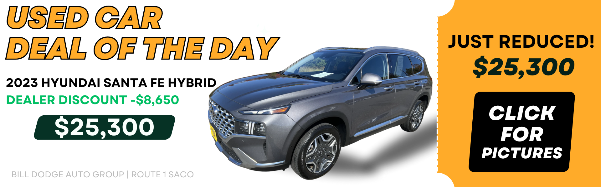  Deal of the Day: 2023 Hyundai Santa Fe Hybrid