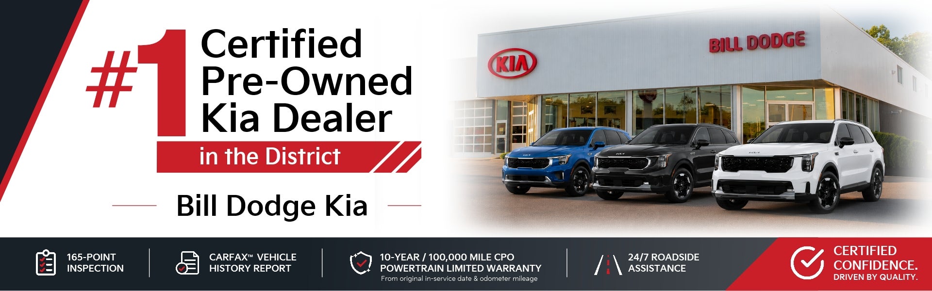 #1 CPO Kia Dealer in the District - Bill Dodge Kia