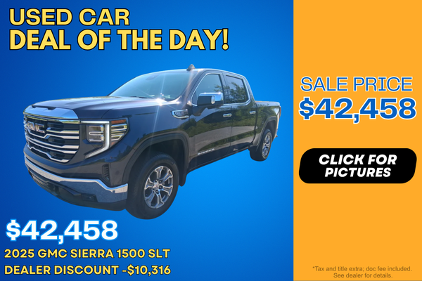 Deal of the Day: 2025 GMC Sierra 1500 SLT
