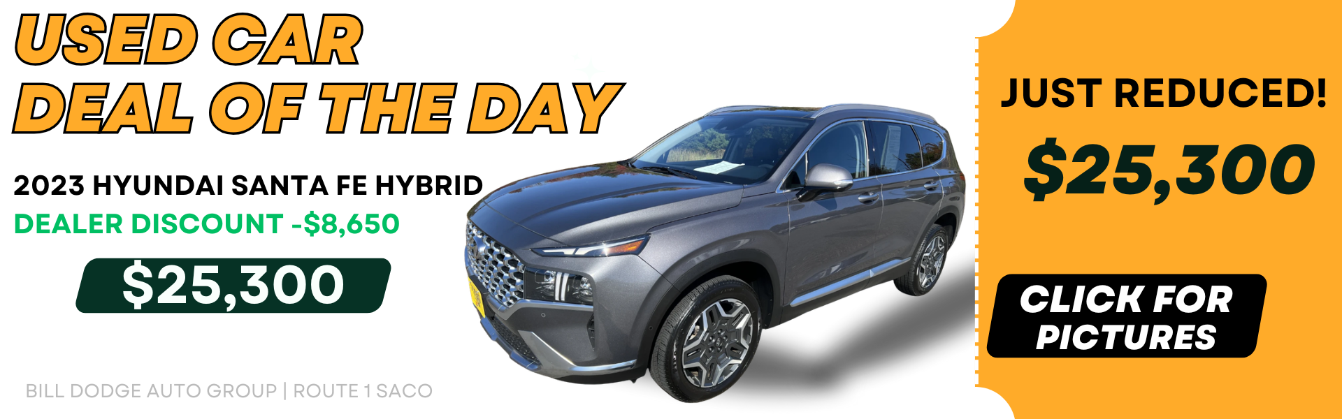  Deal of the Day: 2023 Hyundai Santa Fe Hybrid