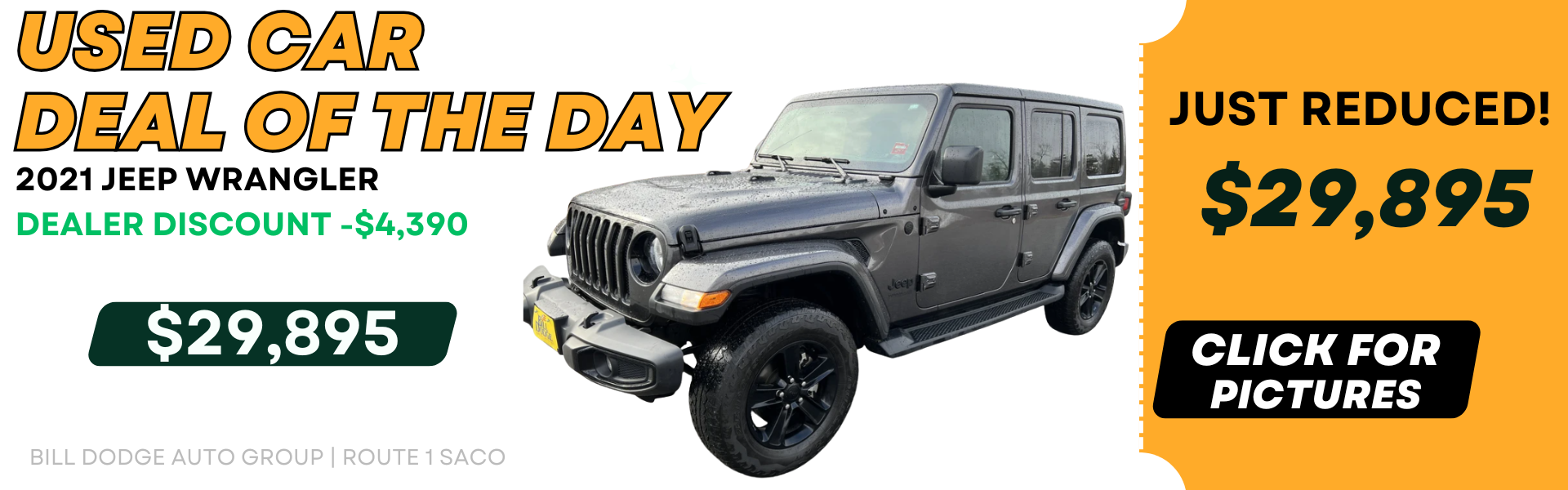  Deal of the Day: 2021 Jeep Wrangler