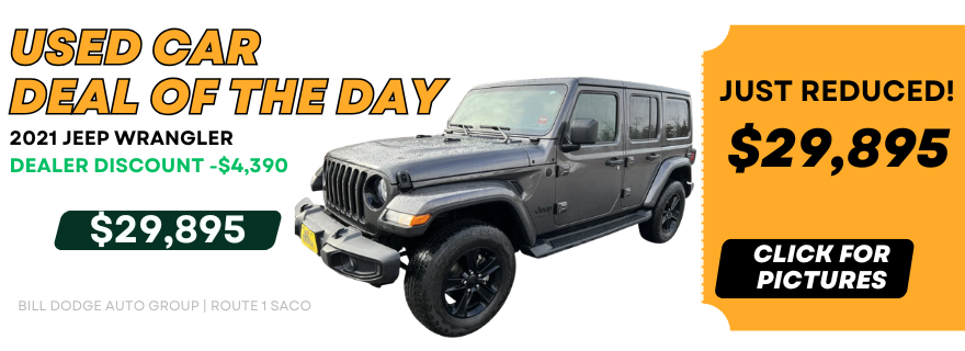  Deal of the Day: 2021 Jeep Wrangler