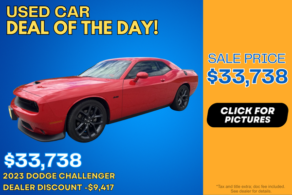 Deal of the Day: 2023 Dodge Challenger
