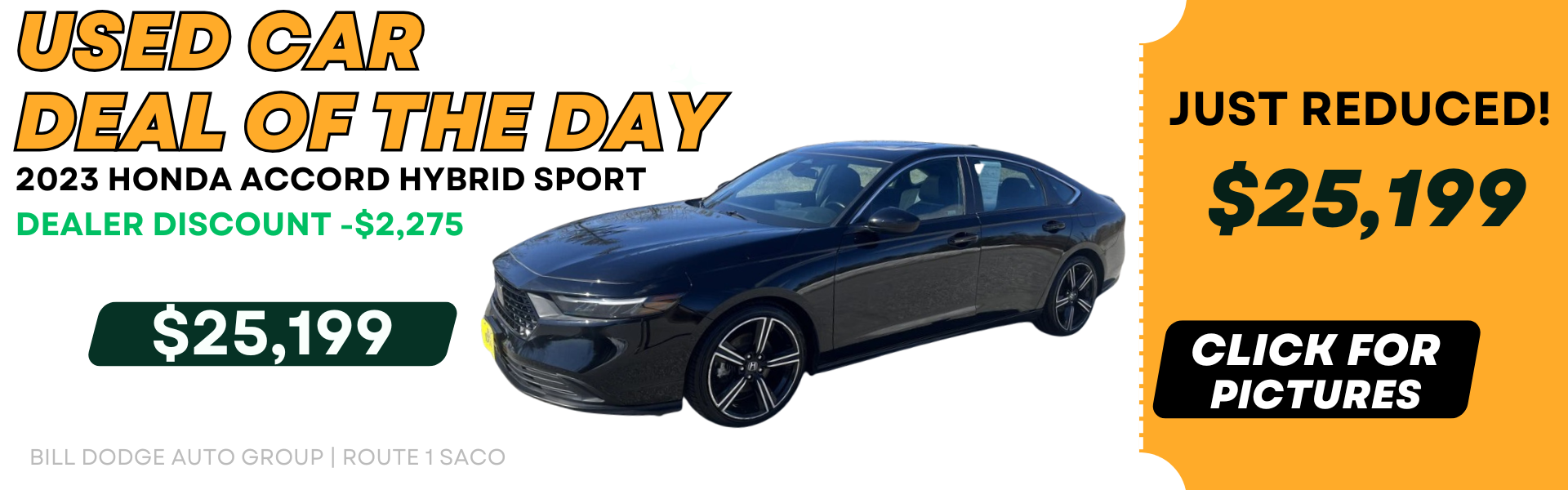  Deal of the Day: 2023 Honda Accord Hybrid