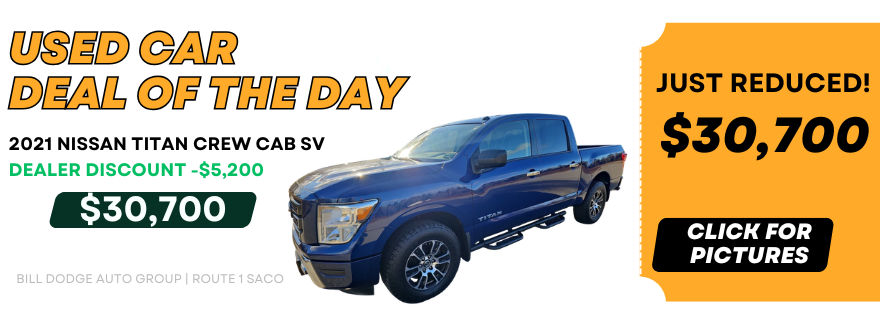  Deal of the Day: 2021 Nissan TITAN SV