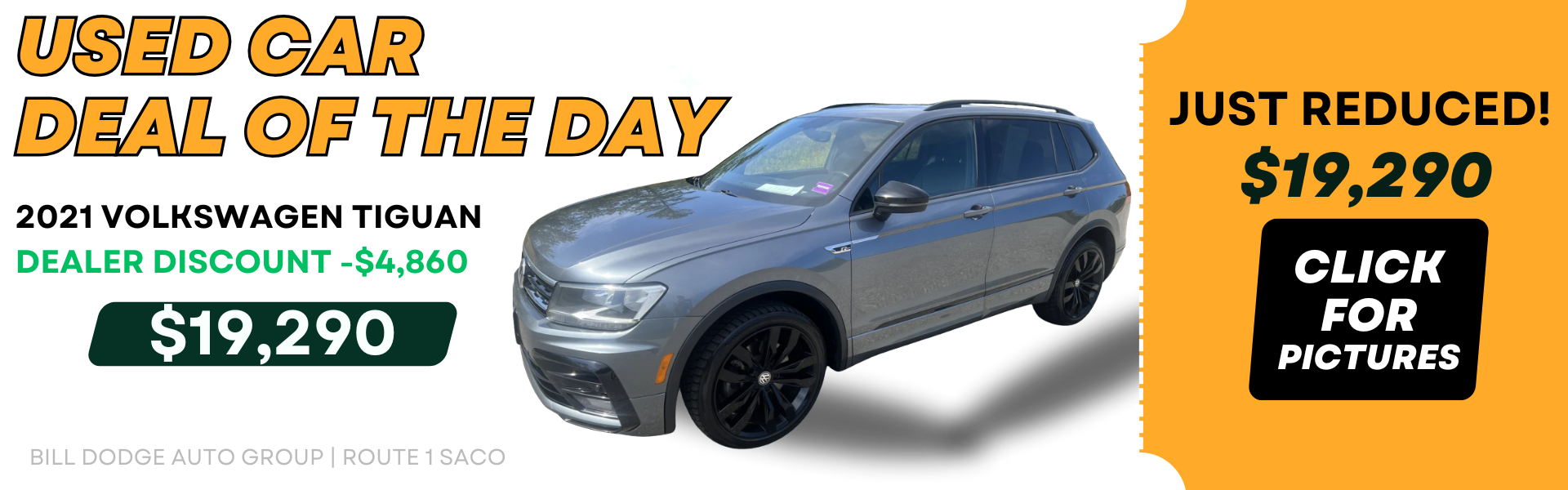 Used Car Deal of the Day | 2021 Volkswagen Tiguan