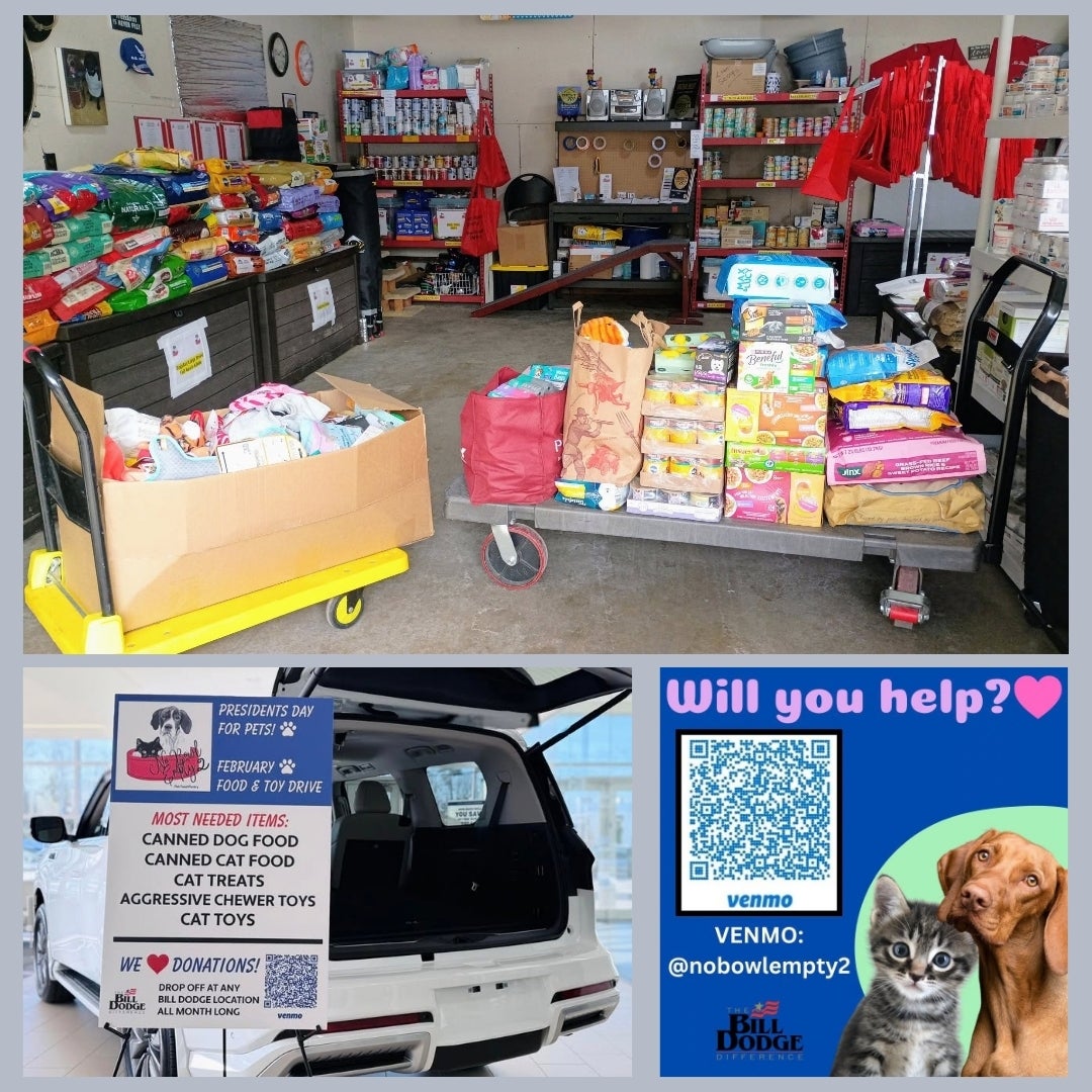 Presidents Day for Pets Food & Toy Drive 2026